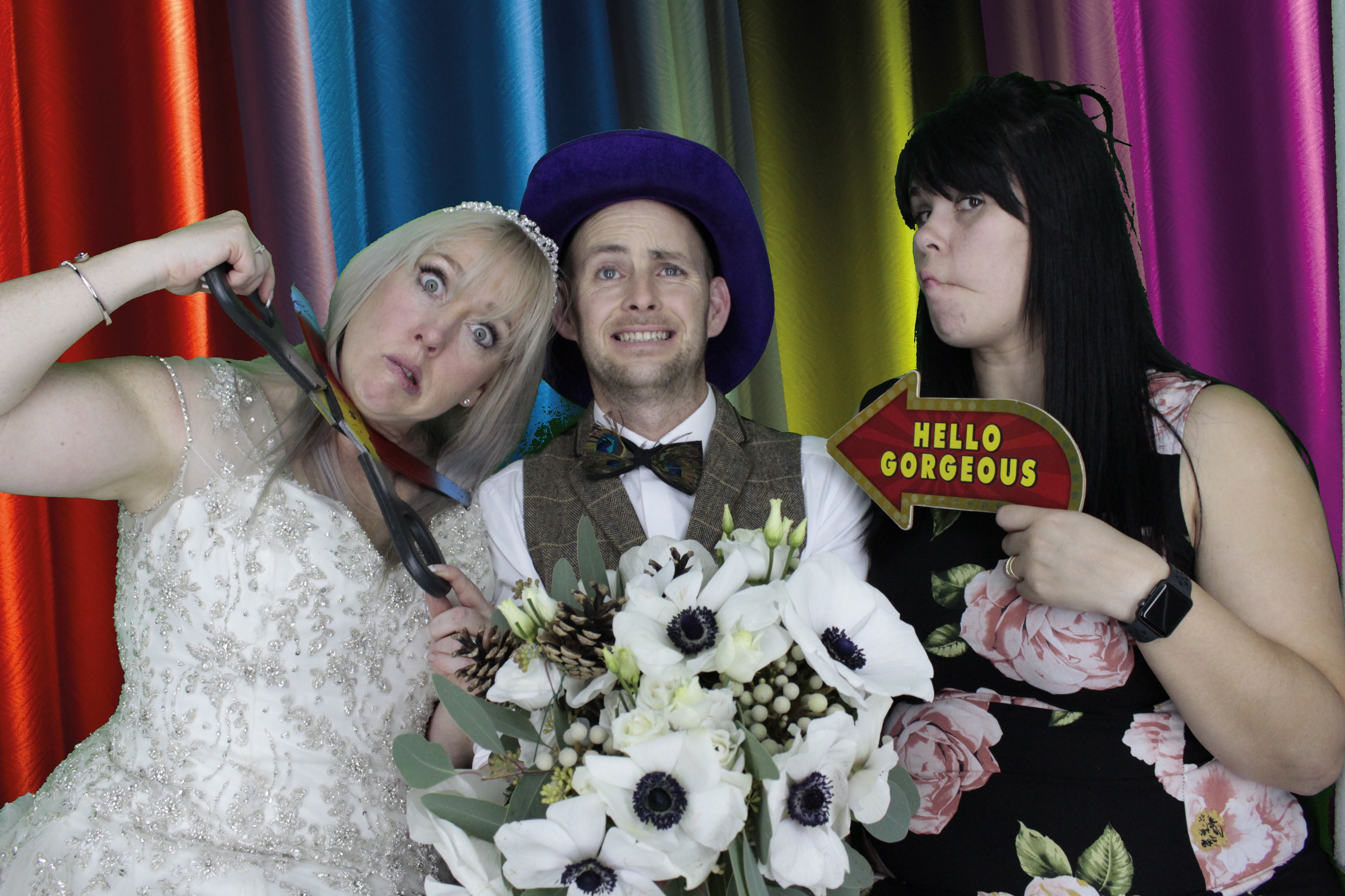 Nikki Carr's Wedding | View more photos from the event at gallery.myphotoboothexperience.co.uk/u/MyPhotoBoothExperienceLtd/Nikki-Carrs-Wedding